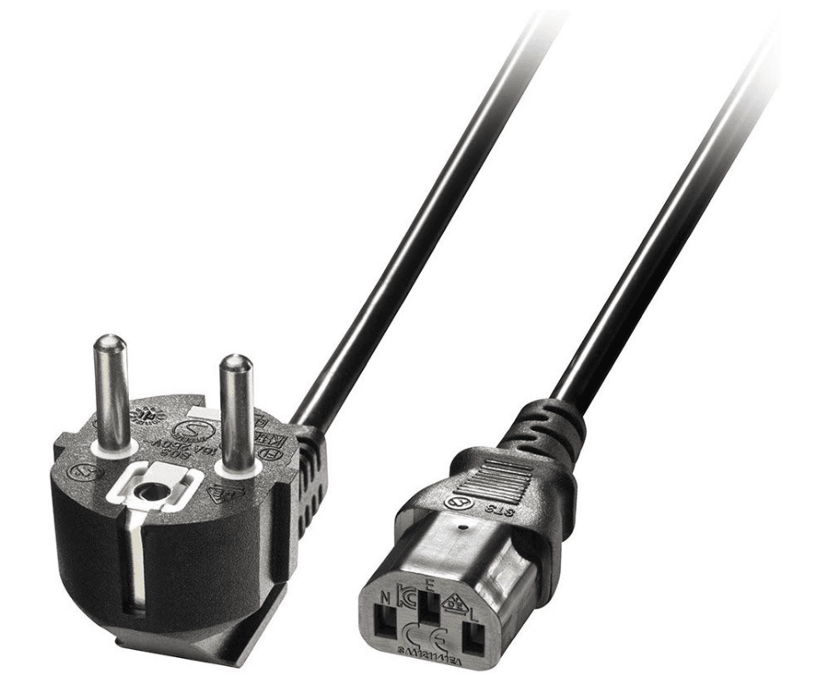 cable alimentation secteur 180w noir EU