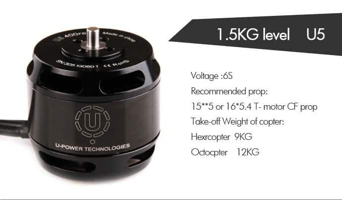 Moteur T-motor U-power U5 v2 KV400