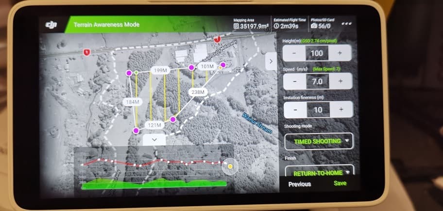 suivi de terrain dji Phantom 4 RTK
