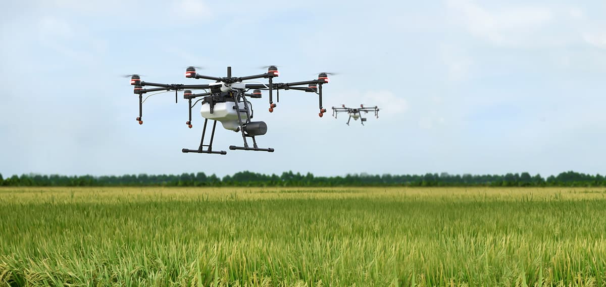 pulvérisation par drone