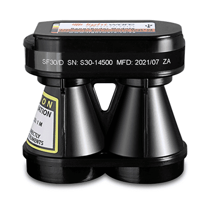 LIDAR LightWare SF30-D vue droite