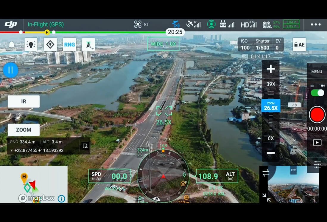 Suivi Automatique du Terrain par Drone