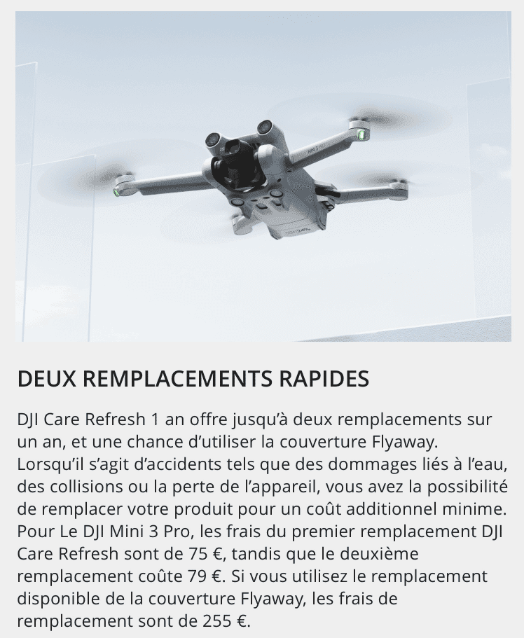 DJI Care Refresh un an pour DJI Mini 3 Pro - Image 2