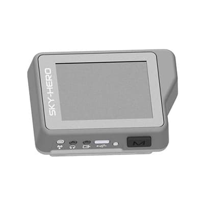 Écran tactique portable vue de haut