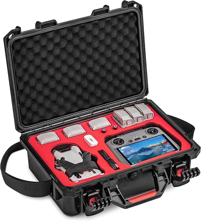 STARTRC Mini 4 Pro Etui de Transport Rigide étanche Case pour DJI Mini 4 Pro/Mini 3//Mini 3 Pro RC/RC 2 Accessoires (RC/RC 2)