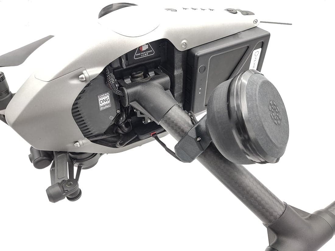 DJI Inspire 2 homologué DGAC S1 S2 S3 parachutes coupe-circuit zoom