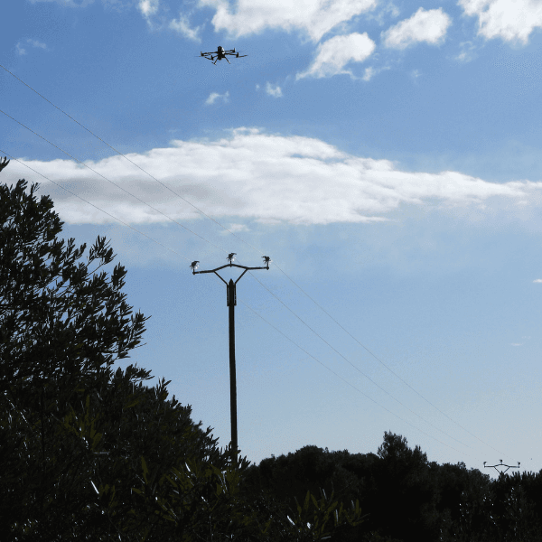 Drone en vol